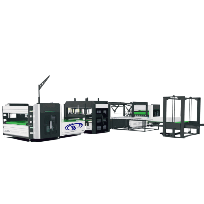 🛏️SS-X20 Multifunctional fully automatic mattress packaging production line